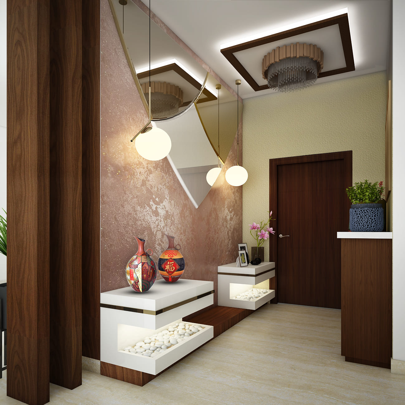 Best home interior designers in Bangalore - TRENDY FOYER DESIGN IDEAS FOR YOUR HOME INTERIORS 2023