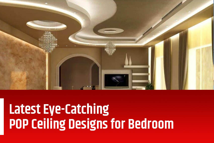 Best home interior designers in Bangalore - Latest Eye-Catching POP Ceiling Designs for Bedroom