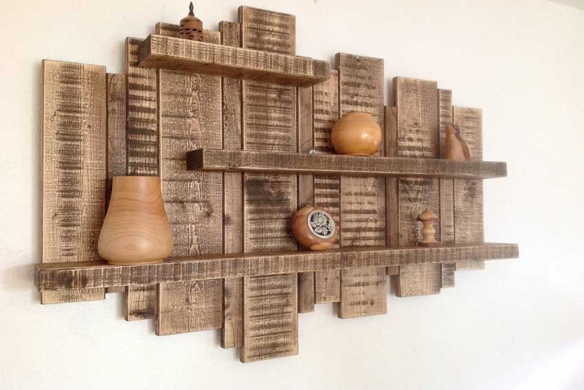 Rustic Wooden Shelves