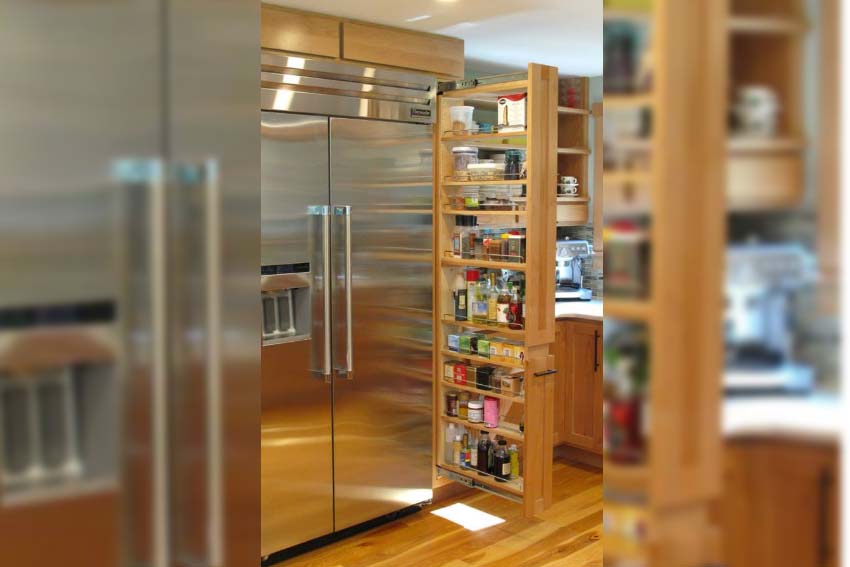 Tall Unit with Pull-Out Spice Rack