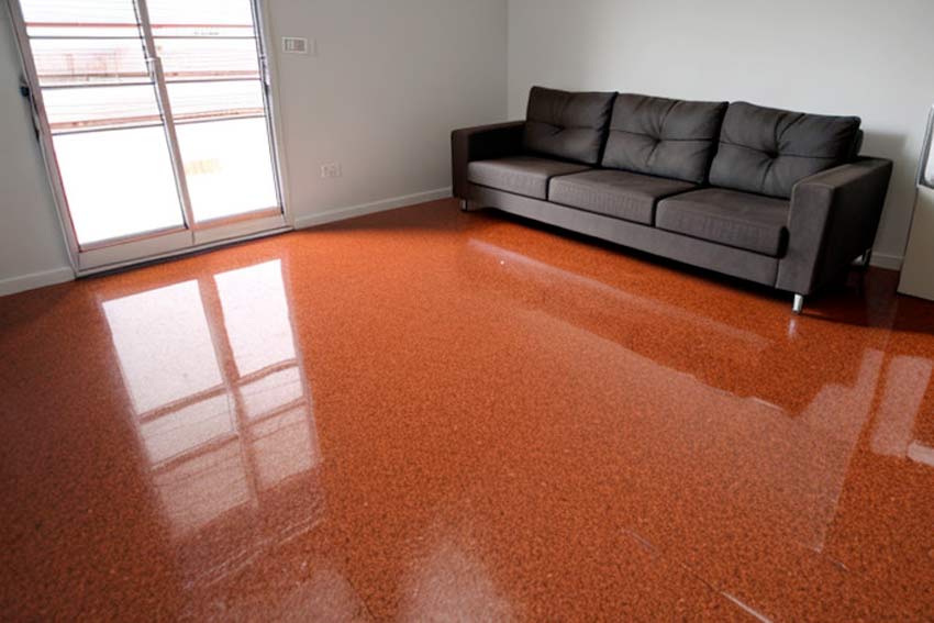 Polished Red Oxide Floors