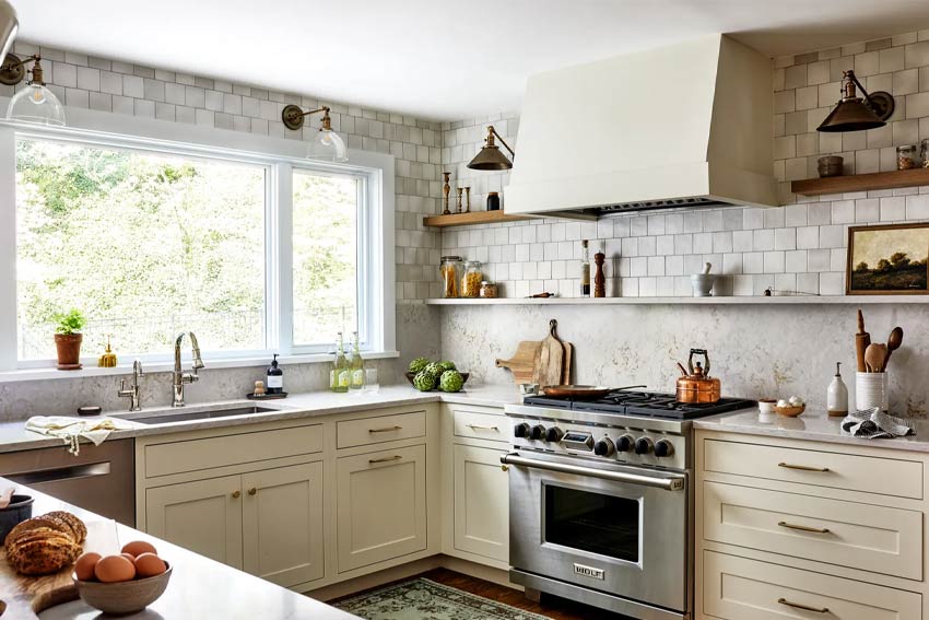 Ceramic Tiles Classic kitchen backsplash