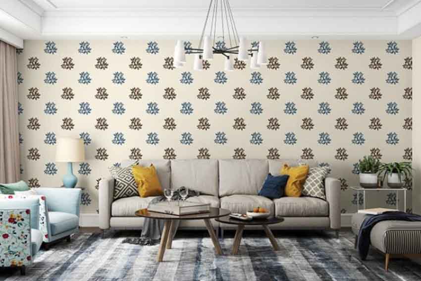 Royal Stencil Design for Wall Painting