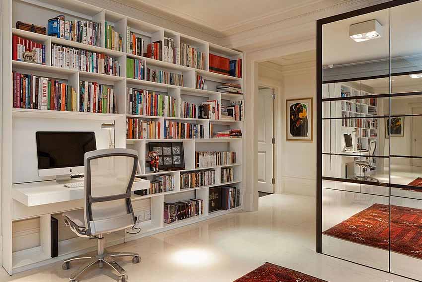 Folding Bookshelf Home Office Design