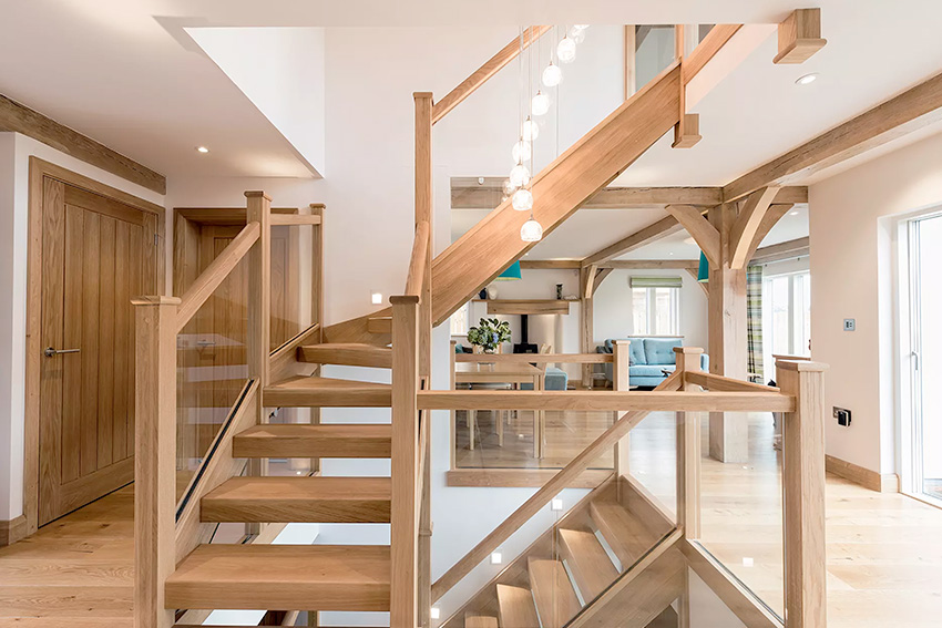 Open Riser Staircase Design