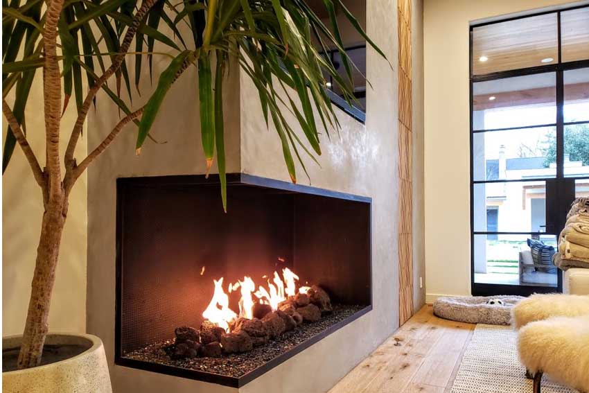 Glass-Fronted Fireplaces