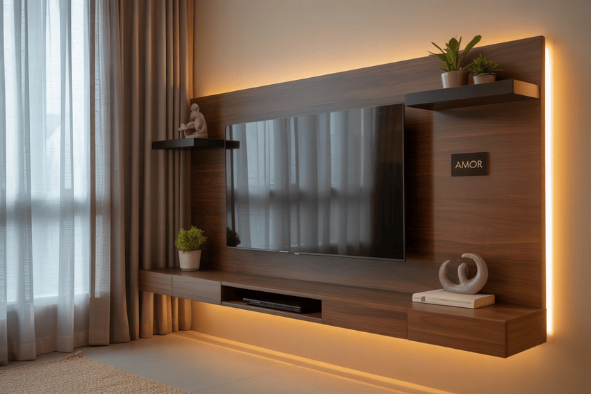 Compact TV Unit Design for Indian Homes