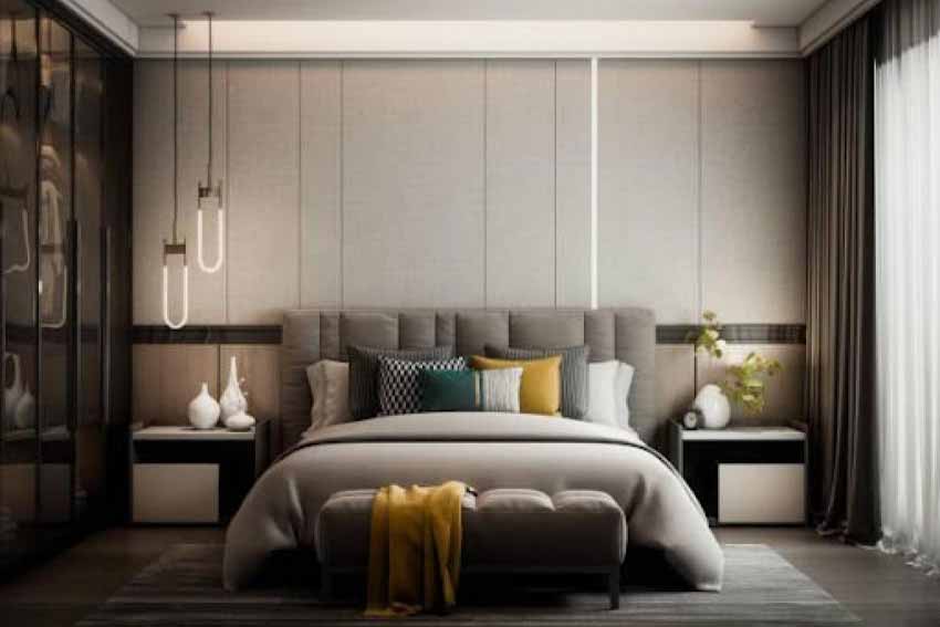 strike up the bedroom with light