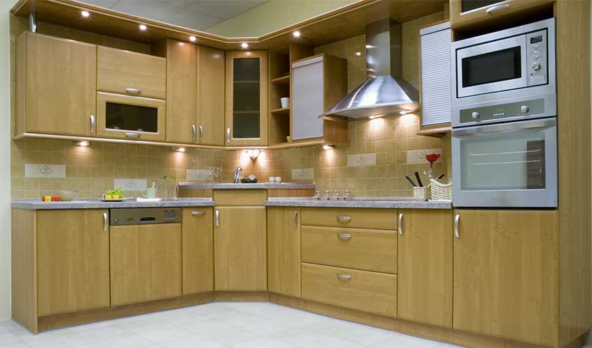 Wooden Kitchen Cupboard Design
