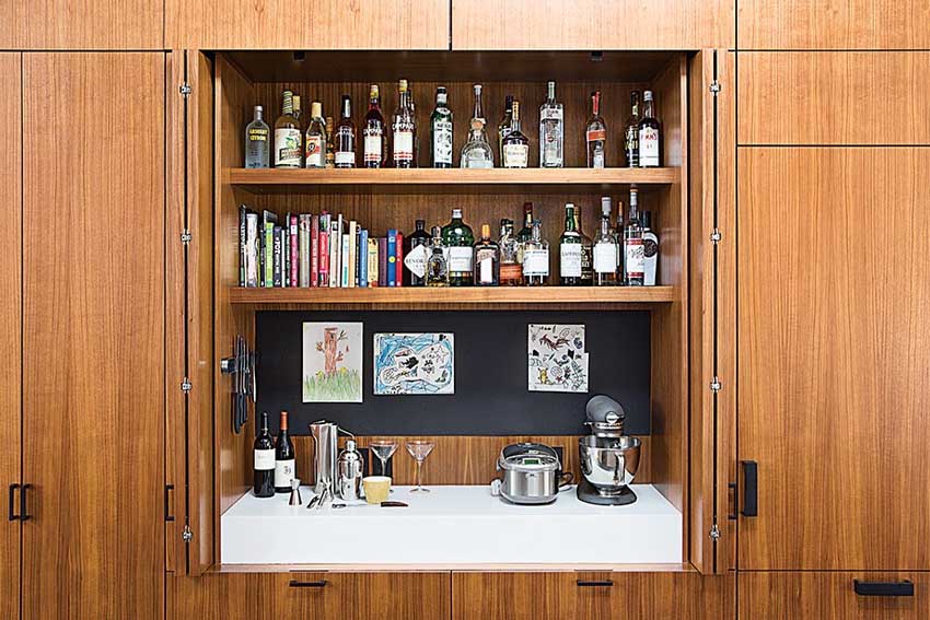 Hidden Bar Cabinet