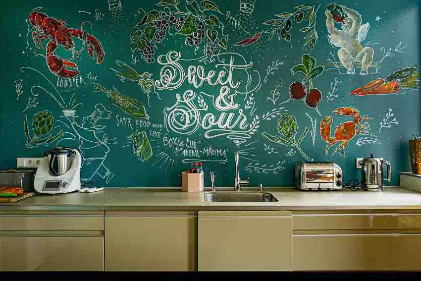 Wall Painting Design for Kitchen