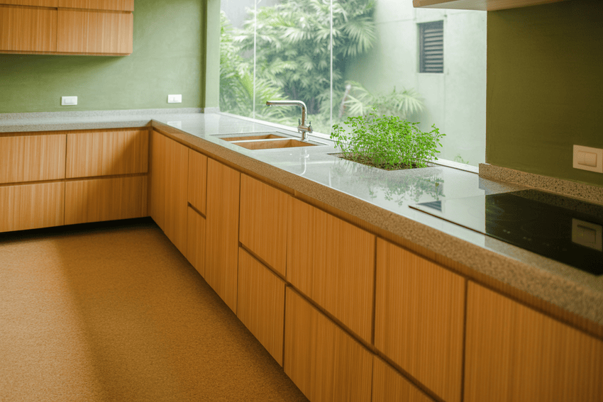 Curated visual reference: Eco Friendly Kitchen Design For Apartments Reference: Go Green Kitchen Sustainable And Eco Friendly