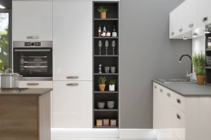 Slim Storage Spaces for the Kitchen Tall Unit Design