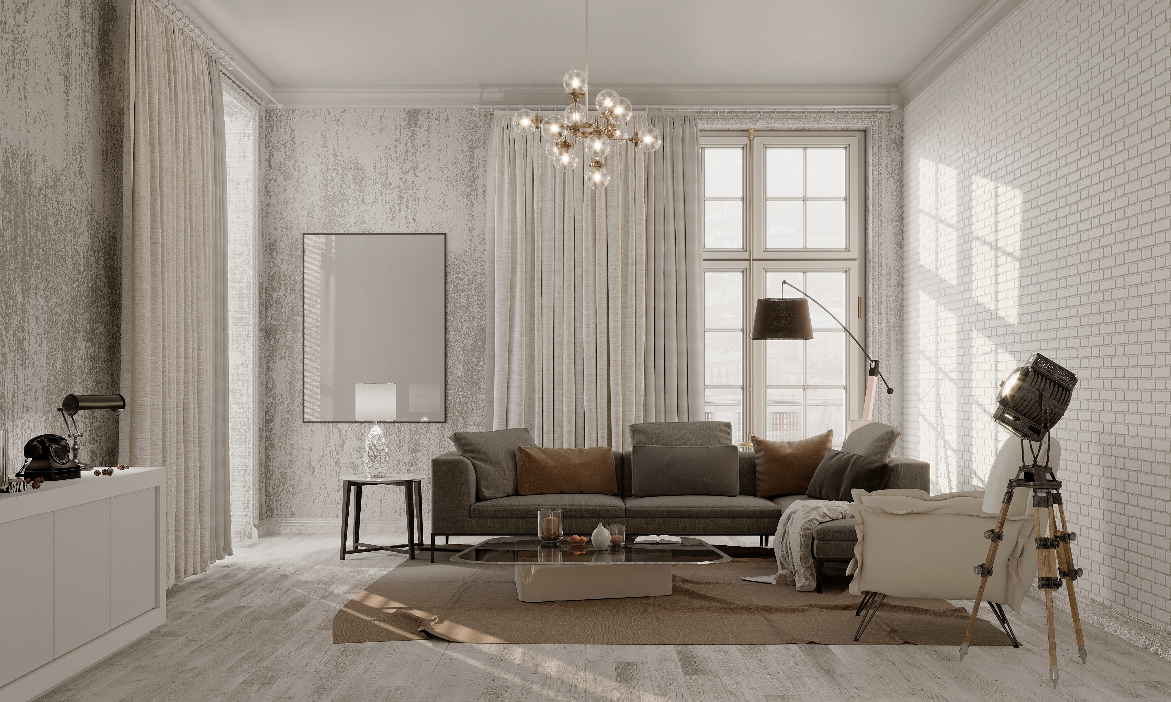 scandinavian inspired interior design