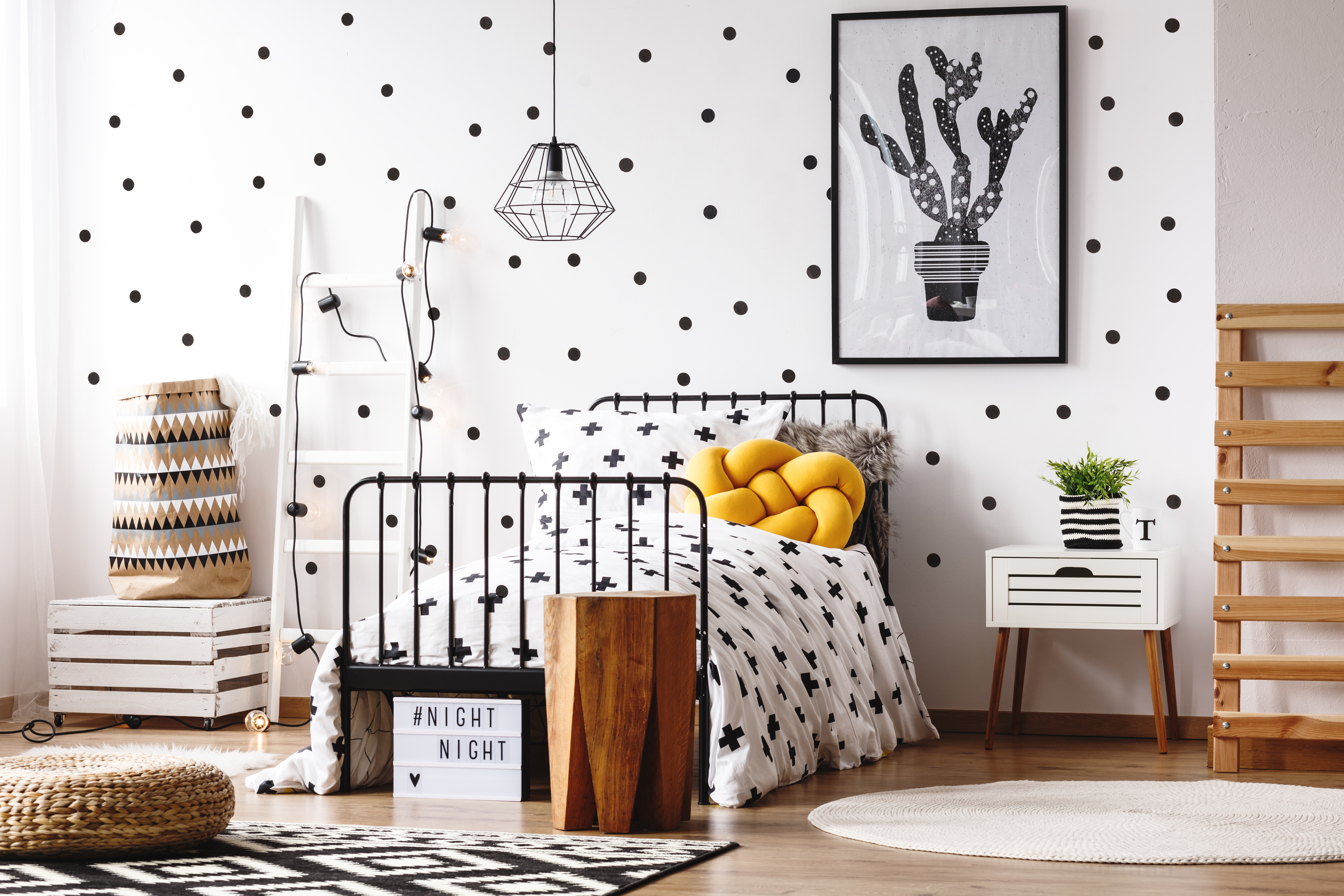play with walls for your kids bedroom interiors