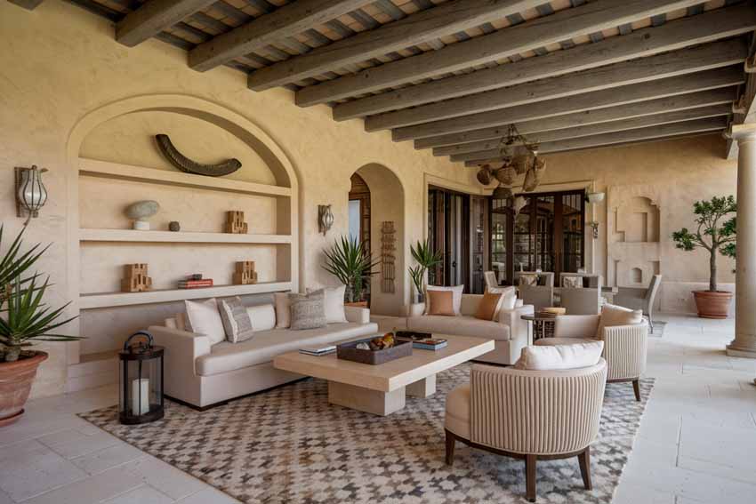 Traditional Interior Design of Villas