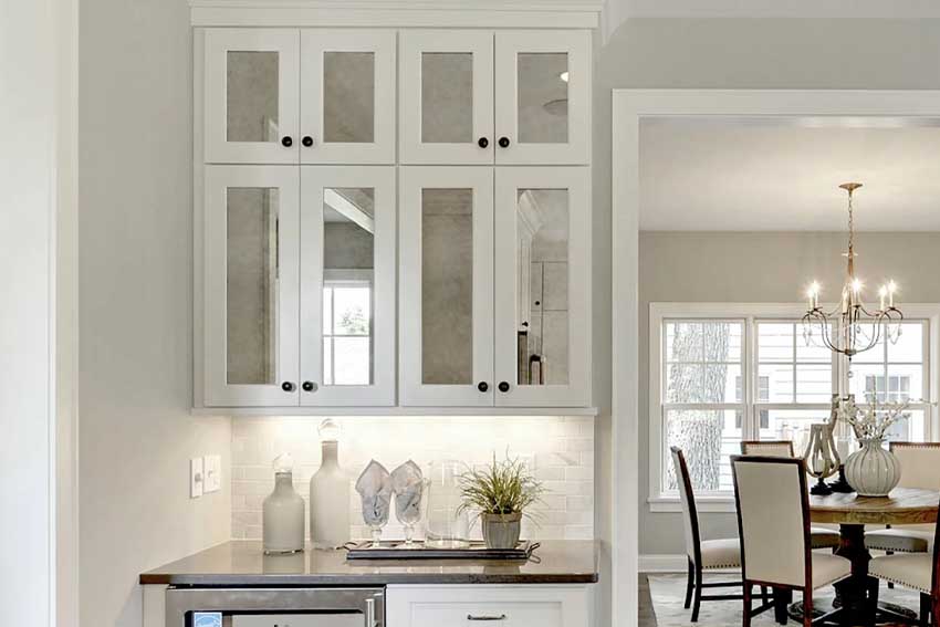 Mirrored Style Kitchen Doors