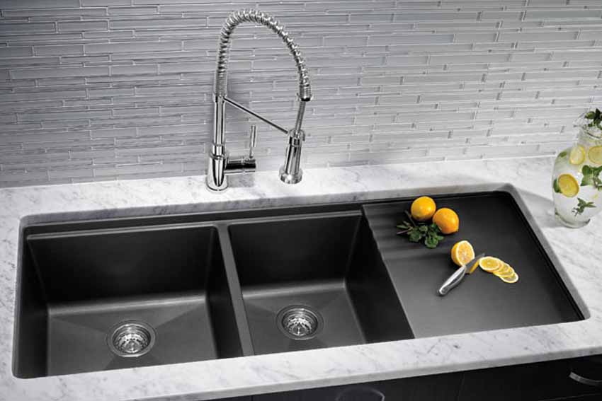 Black Granite Composite Sink