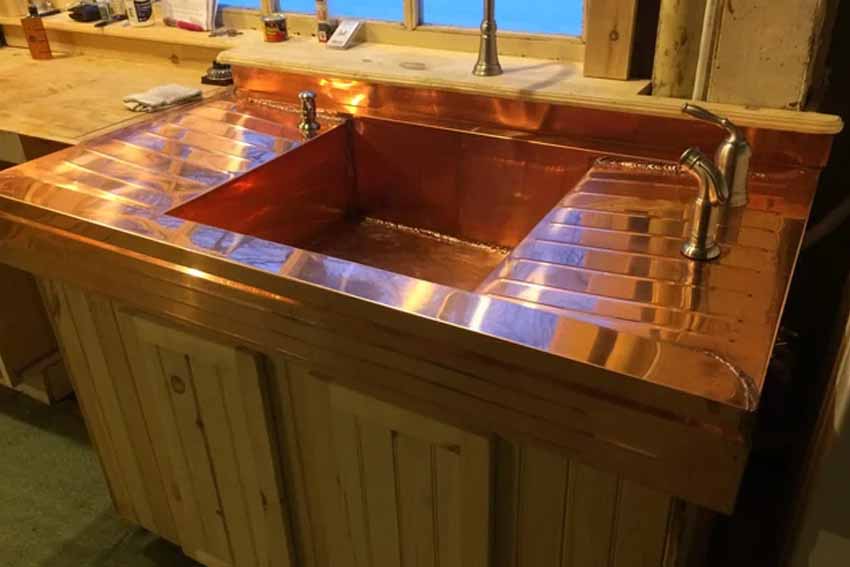 Copper Farmhouse Sink