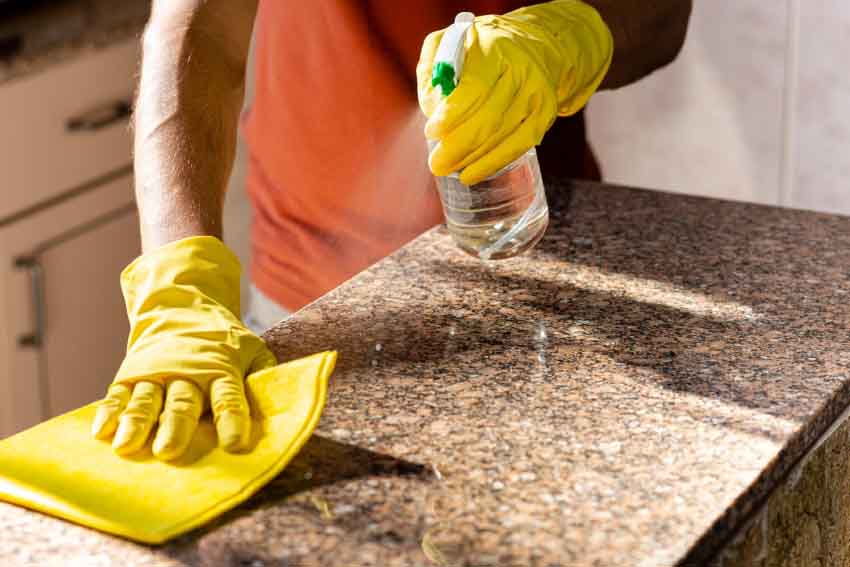 Clean Countertops and Surfaces