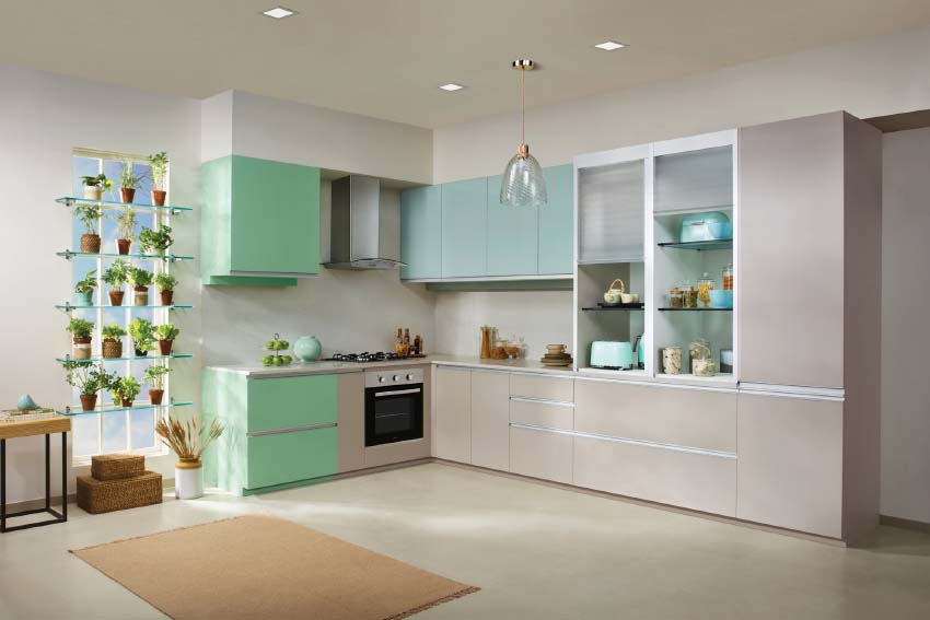 Sleek Modular Kitchen Tall Unit Design