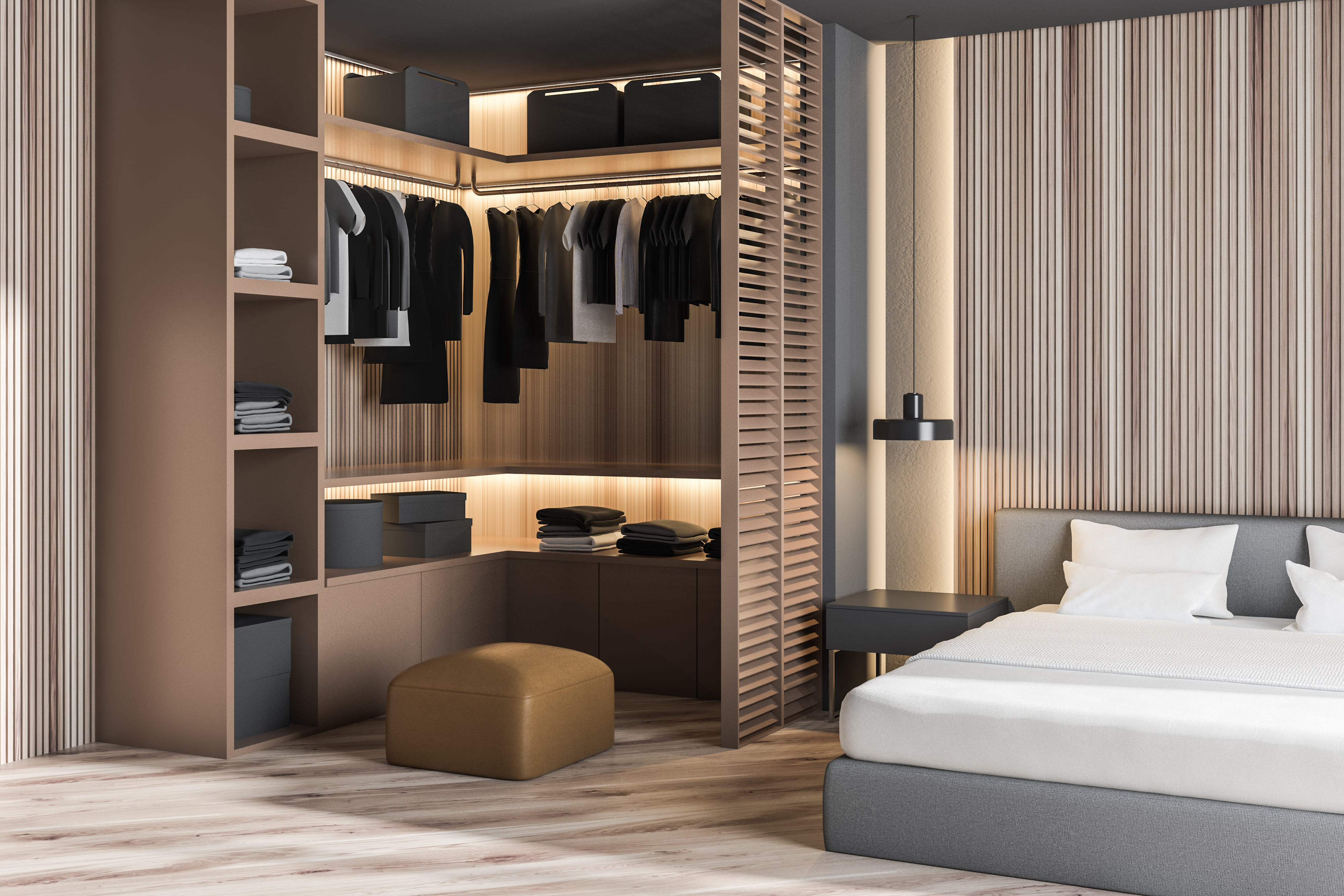Home interior designers in Bangalore - Best and Simple wardrobe cum Dressing Table Designs For Bedroom