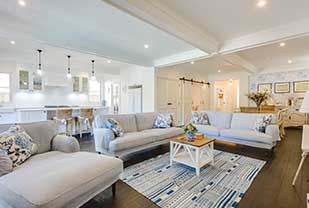 Home interior designers in Bangalore - 6 Inspiring Hampton Style Living Room Design Ideas for Your Dream Home