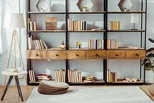 Home interior designers in Bangalore - STUNNING BOOK RACK SETUP IDEAS FOR YOUR HOME