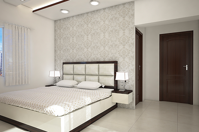 Bedroom and upper living interior - Kerala home design and floor plans -  9K+ house designs